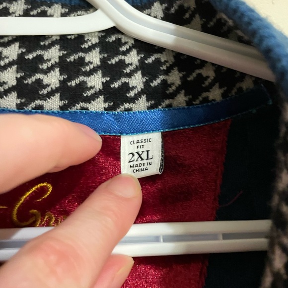 Robert Graham Classic Fit 100% Wool 1/4 Zip - Picture 4 of 9